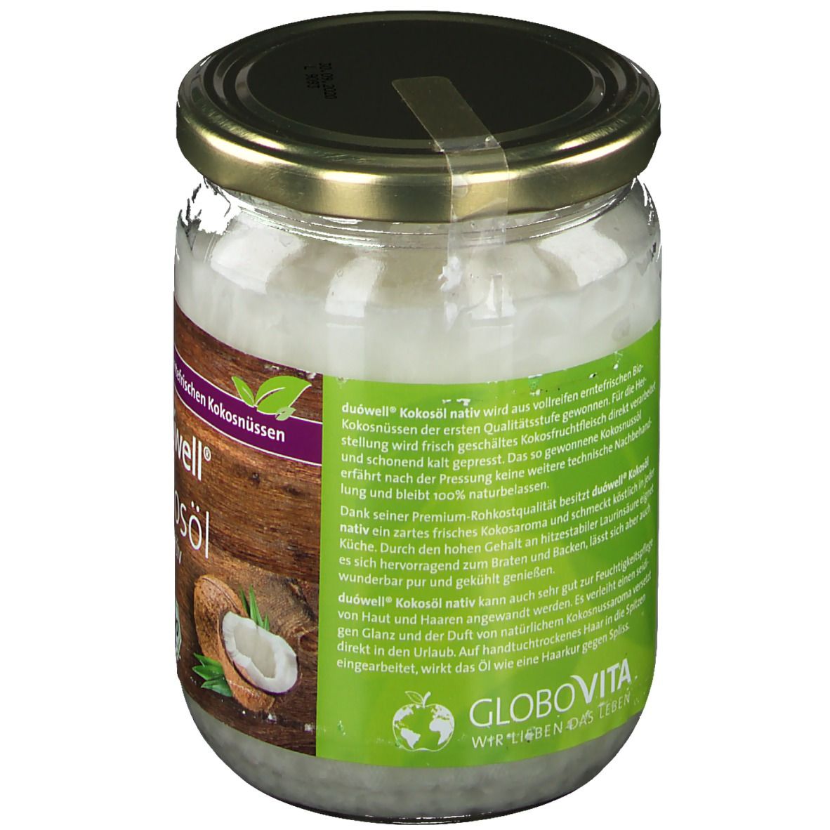 duówell® huile de noix de coco biologique native