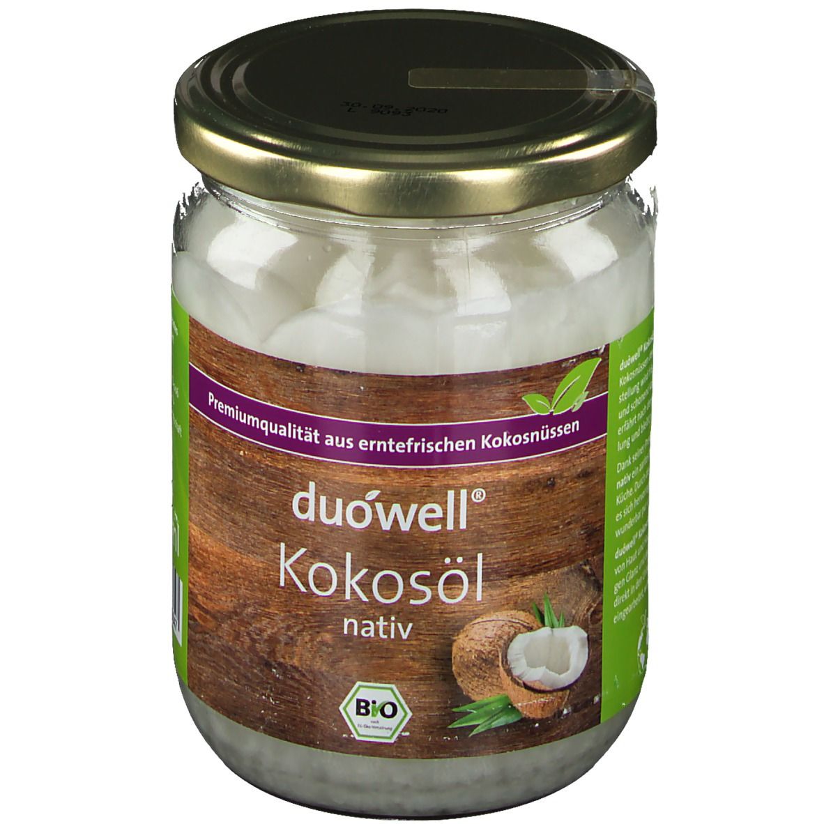 duówell® huile de noix de coco biologique native