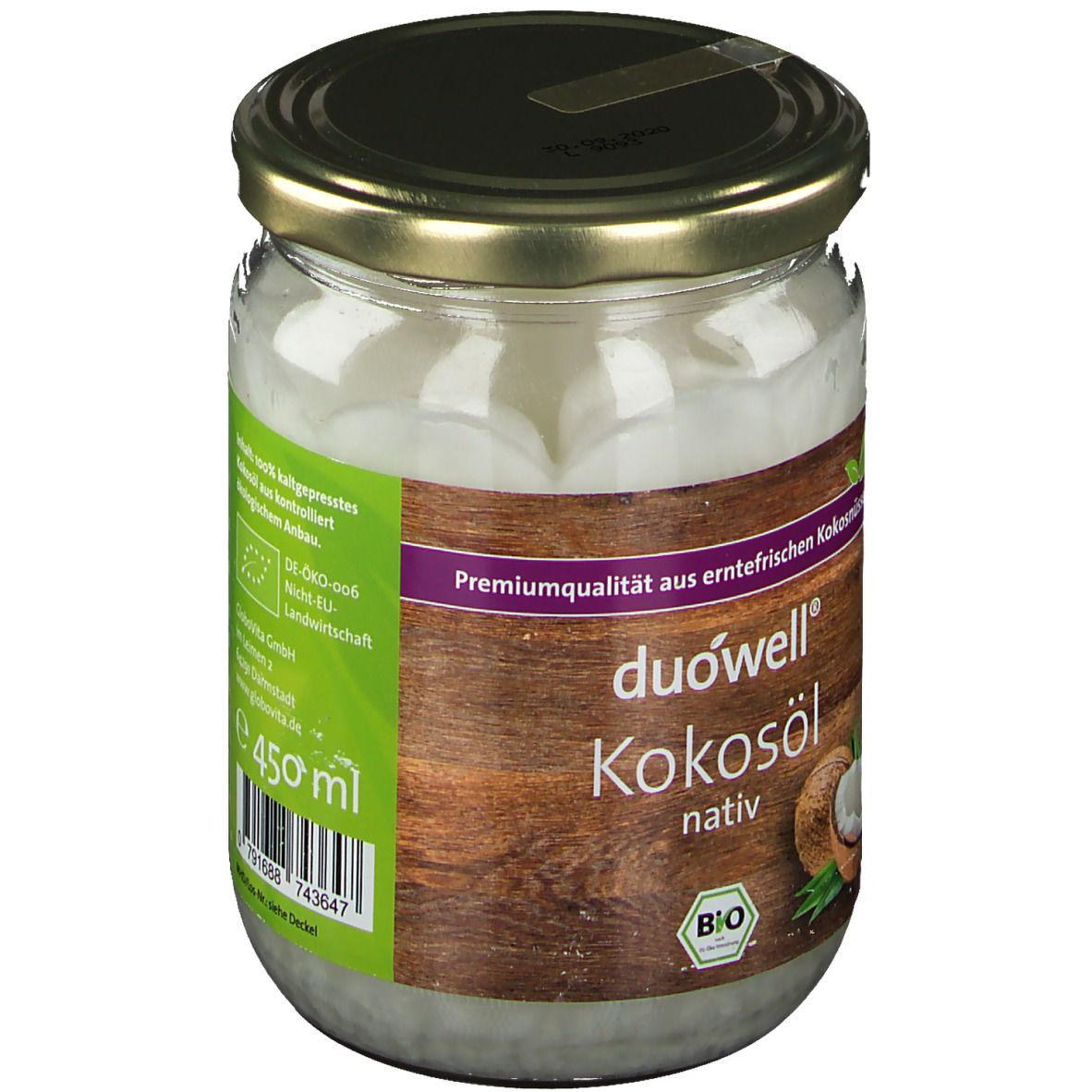 duówell® huile de noix de coco biologique native