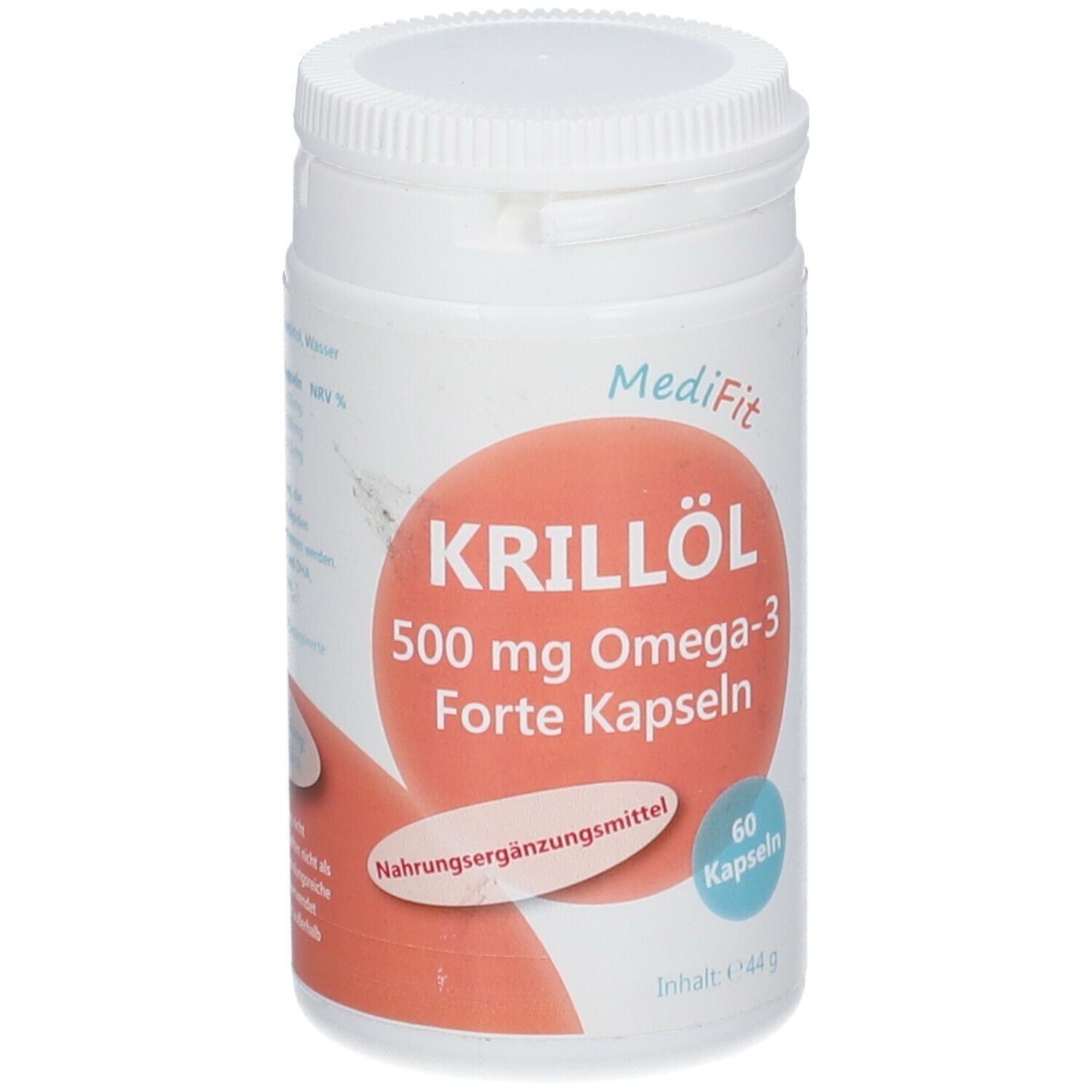 MEDIFIT Khuile de Krill 500 mg Omega-3 Forte