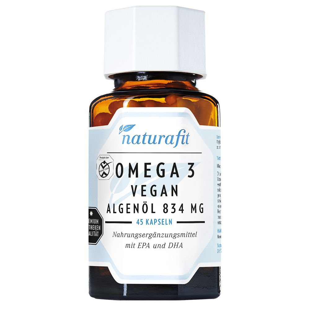 naturafit Omega 3 vegan Algenöl 834 mg