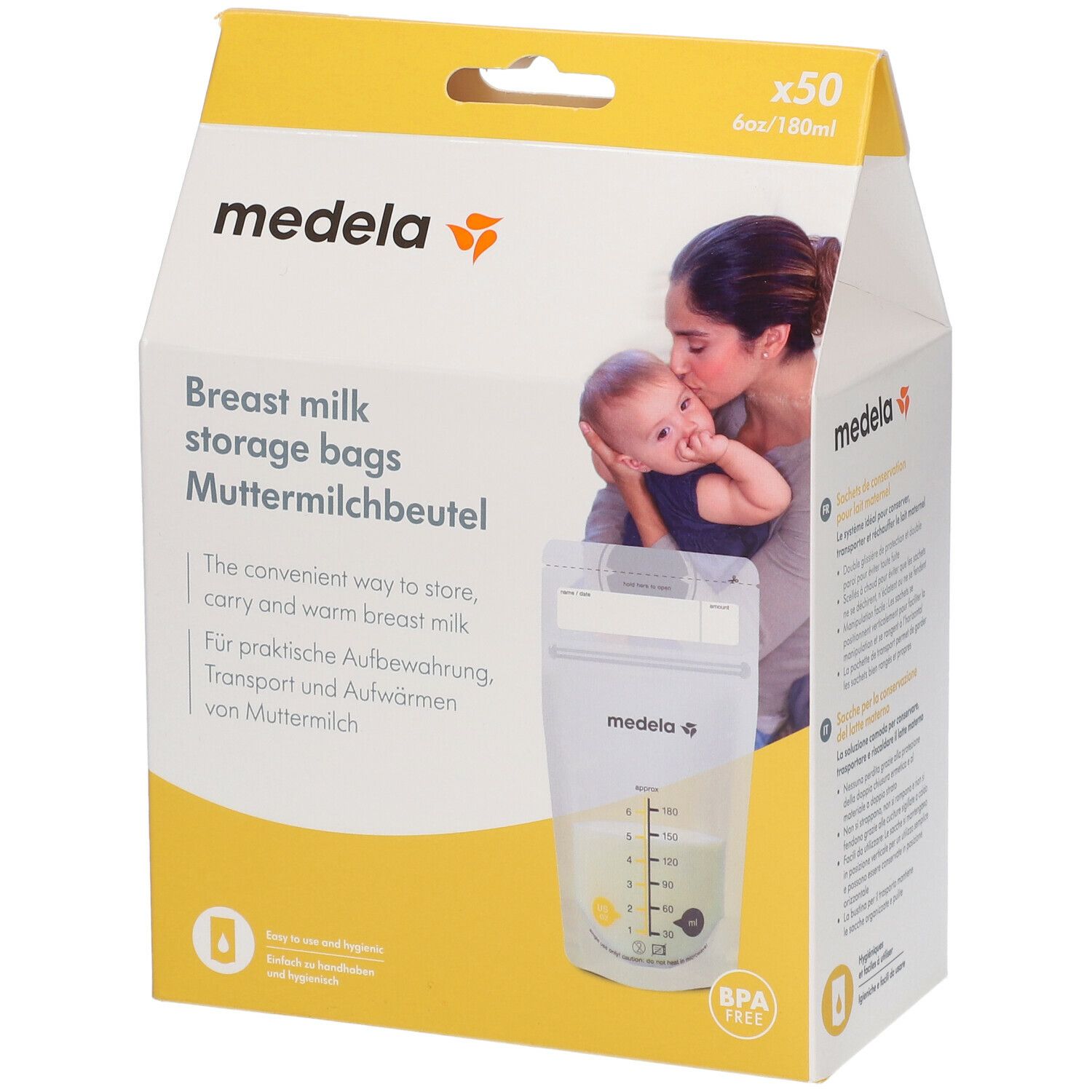 medela Sac de conservation du lait maternel 50 pc(s) - Redcare