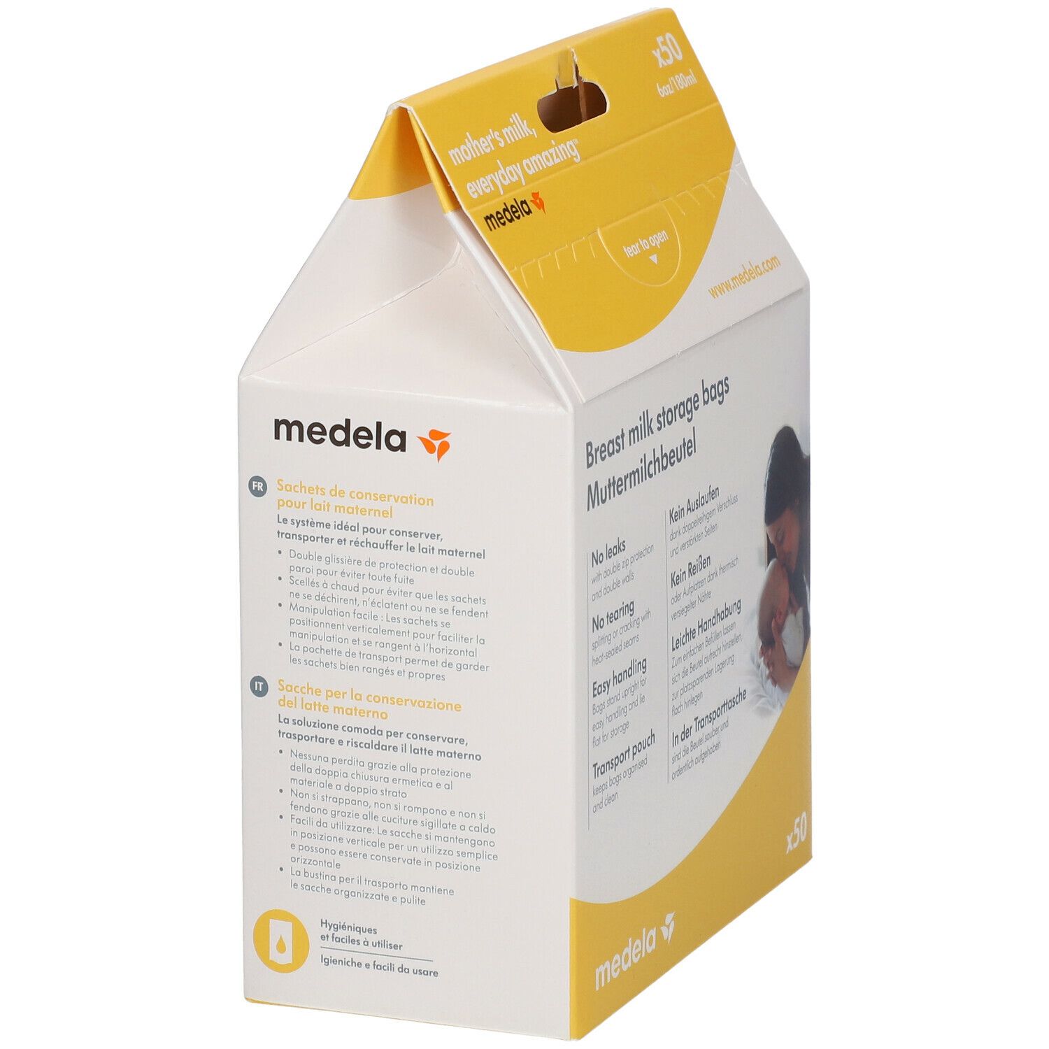 medela Sac de conservation du lait maternel 50 pc(s) - Redcare