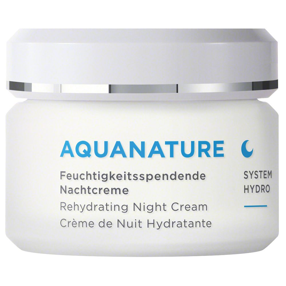 ANNEMARIE BÖRLIND AQUANATURE – SYSTEM HYDRO Feuchtigkeitsspendende Nachtcreme