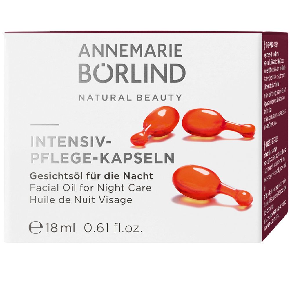 ANNEMARIE BÖRLIND CAPSULES DE SOIN INTENSIF Huile de Nuit Visage