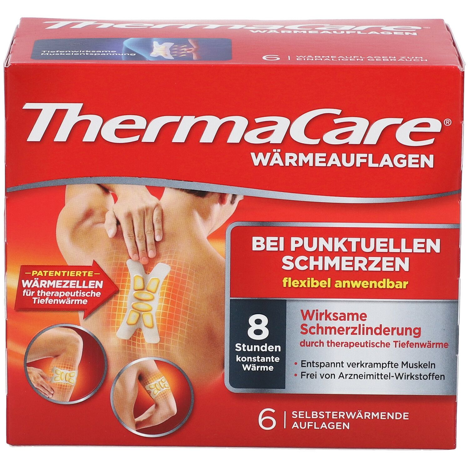 ThermaCare ® Wärmeauflagen bei punktuellen Schmerzen