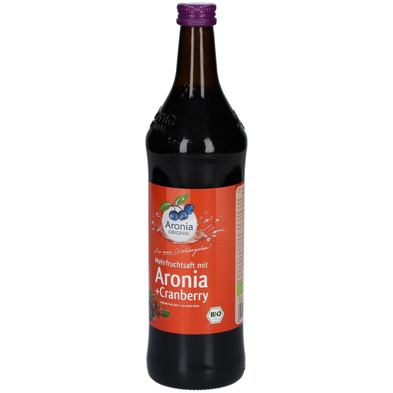 Aronia ORIGINAL Bio Aronia + Cranberry Direktsaft