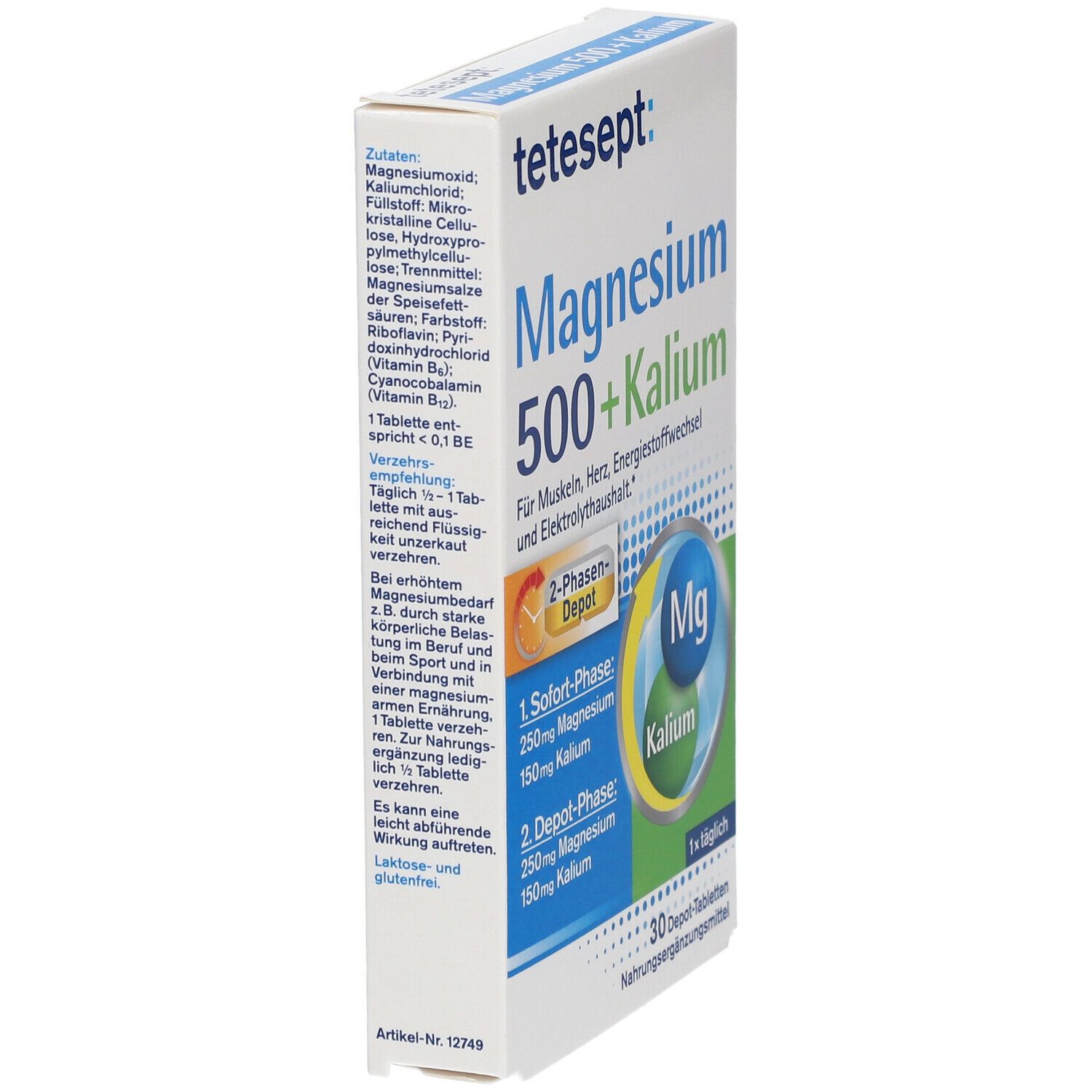 tetesept® Magnesium 500 + Kalium