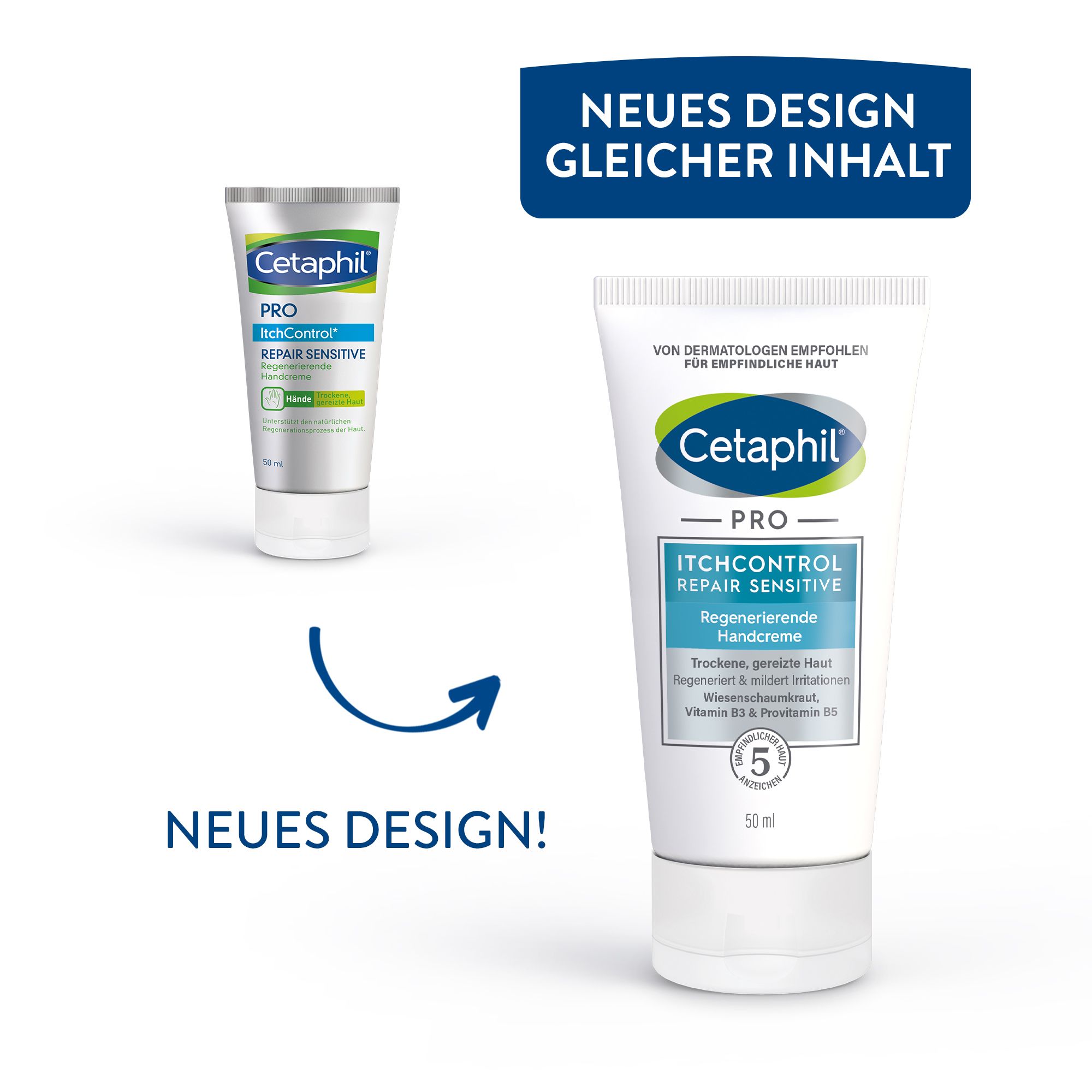 Cetaphil® PRO Itch Control Sensitive Crème régénératrice mains