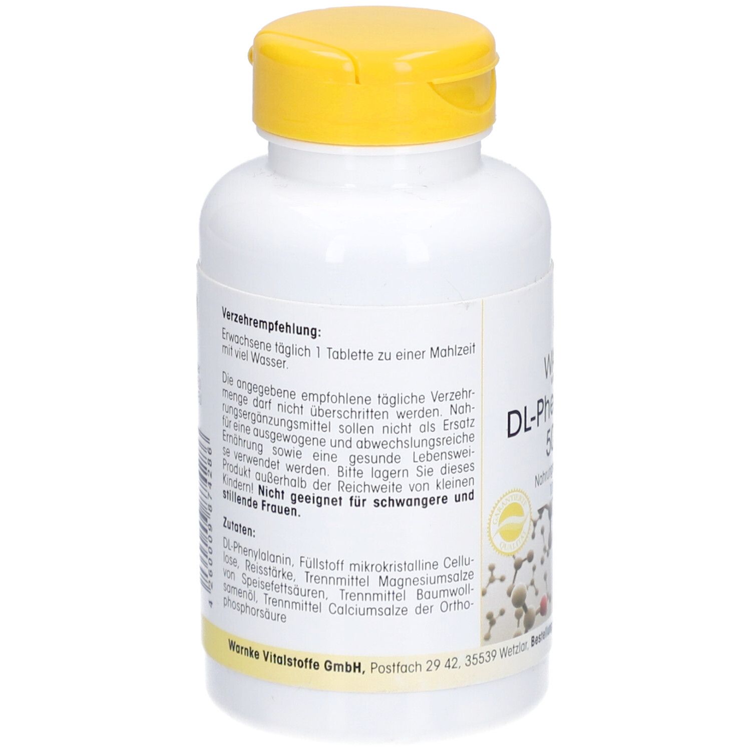 WARNKE DL-Phénylalanine 500mg