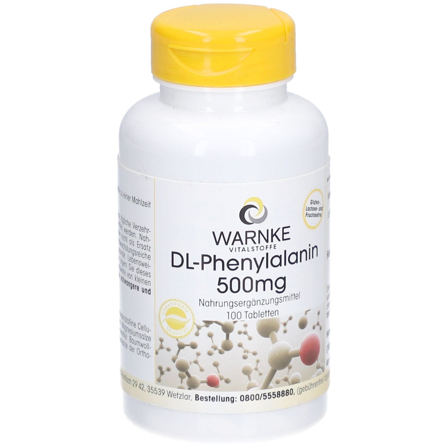 WARNKE DL-Phénylalanine 500mg