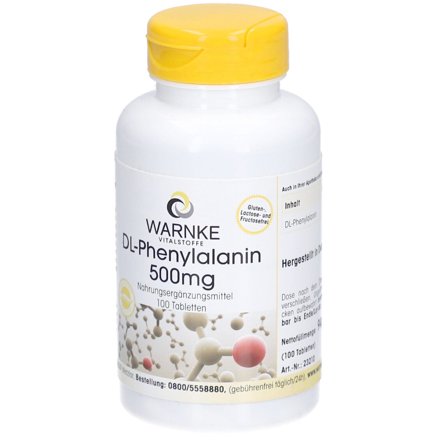 WARNKE DL-Phénylalanine 500mg