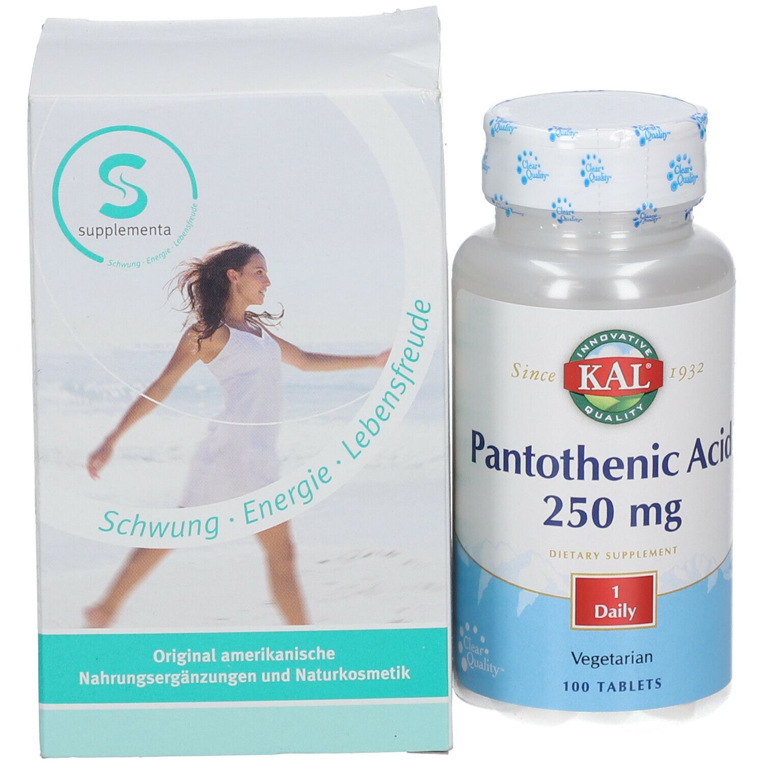 Acide pantothénique (vitamine B5) 250 mg