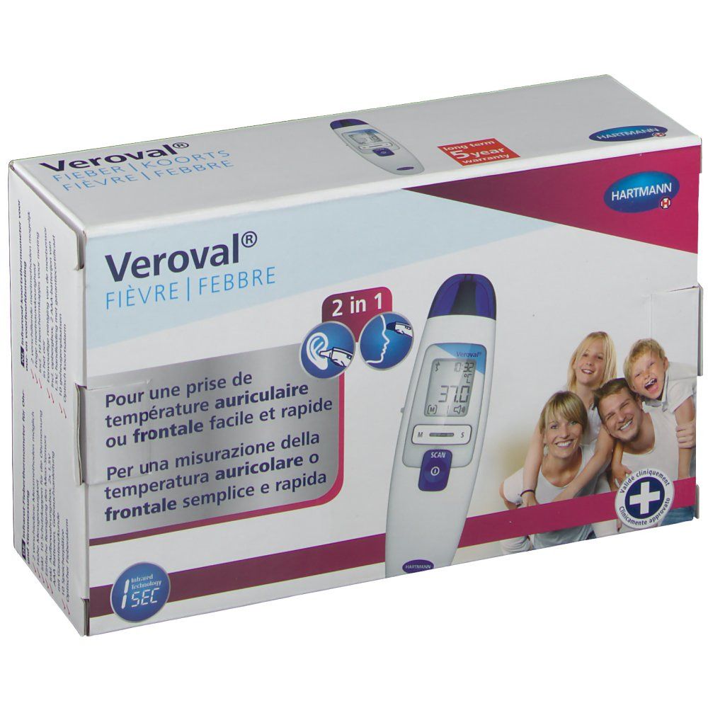 Veroval® 2in1 Infrarot-Fieberthermometer