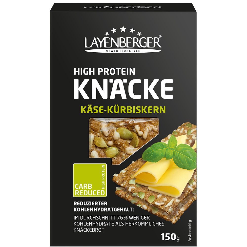 LAYENBERGER® LOWCARB.ONE Crackers Fromage-Graines de courge