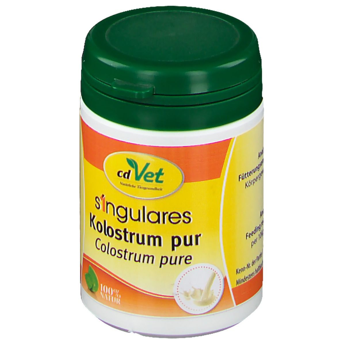 cd Vet Singulares Colostrum pure pour les animaux