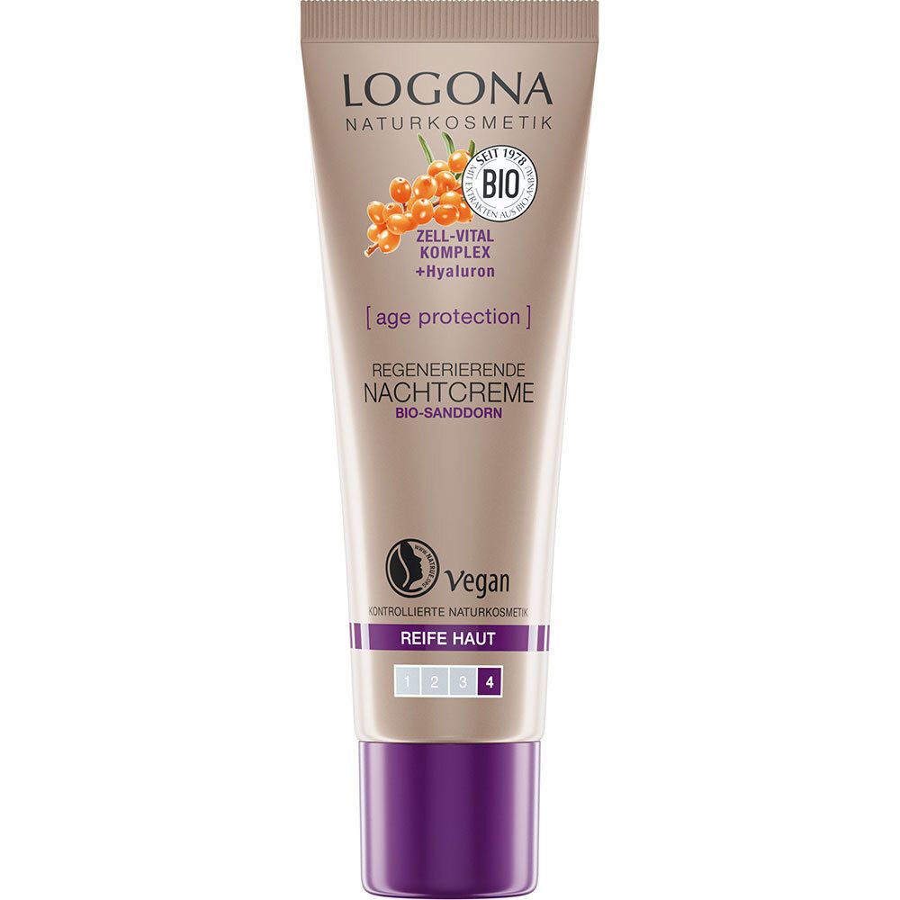 LOGONA Naturkosmetik Age Protection Crème de nuit régénératrice
