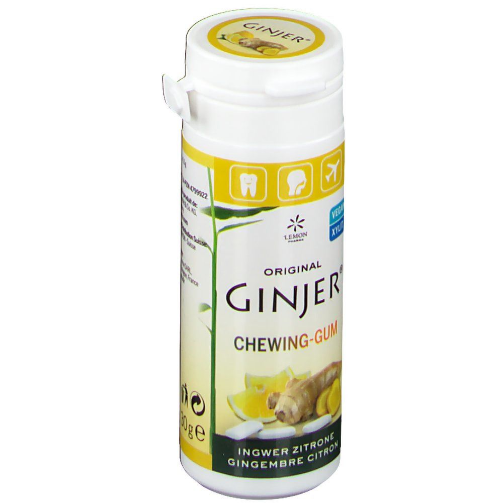 Original GINJER® Chewing-gum gingembre citron