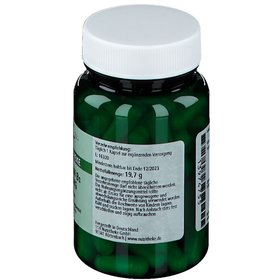 ligne verte vitamine B1 100 mg