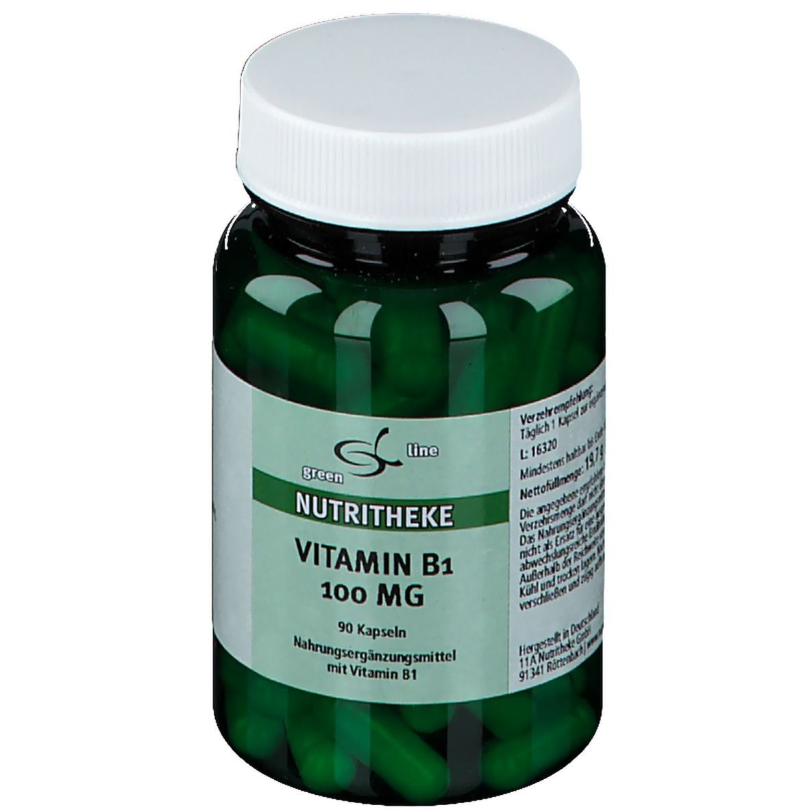 ligne verte vitamine B1 100 mg