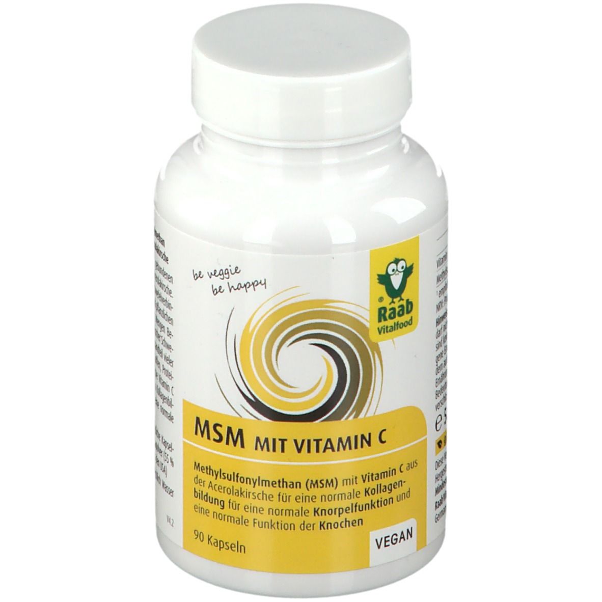 Raab® Vitalfood MSM mit Vitamin C 90 St Redcare Apotheke