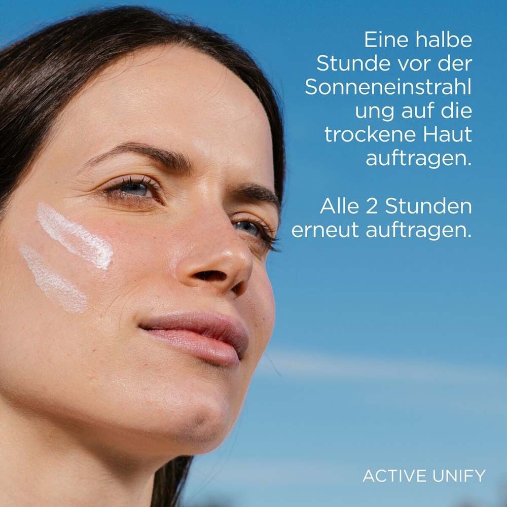 ISDIN Fotoultra Active unify Fusion Fluid LSF 50+ Sonnencreme bei Pigmentflecken