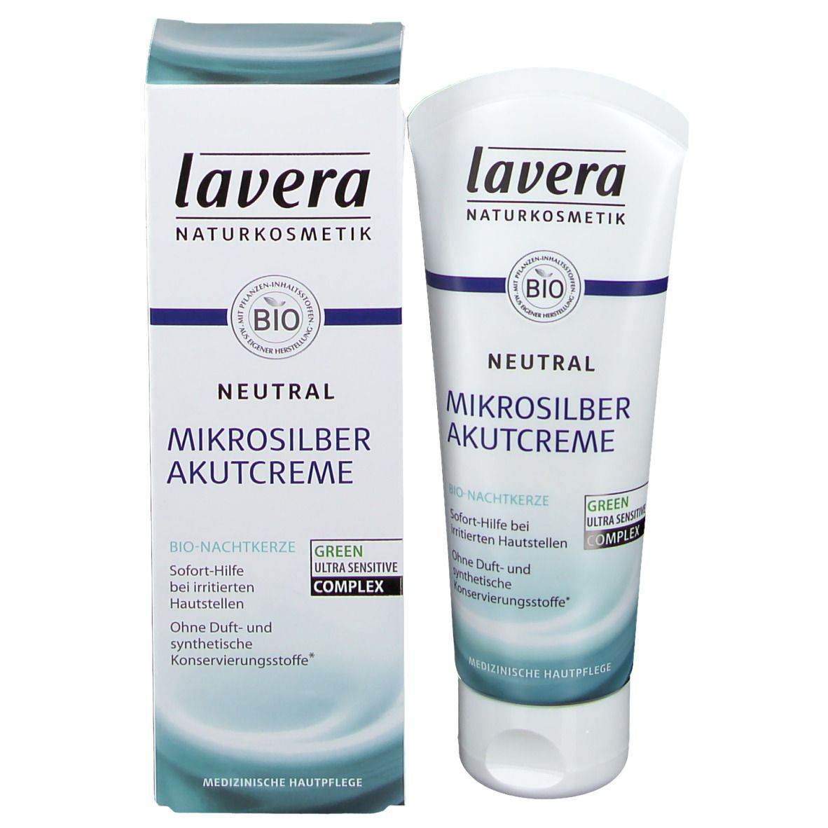 lavera Neutral Akutcreme mit Mikrosilber