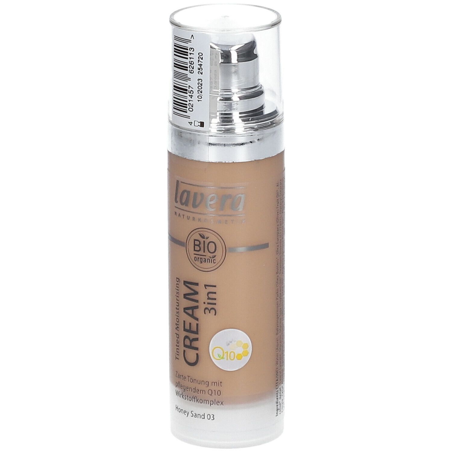 lavera TINTED MOISTURISING CREAM 3IN1 Q10 03 honey sand