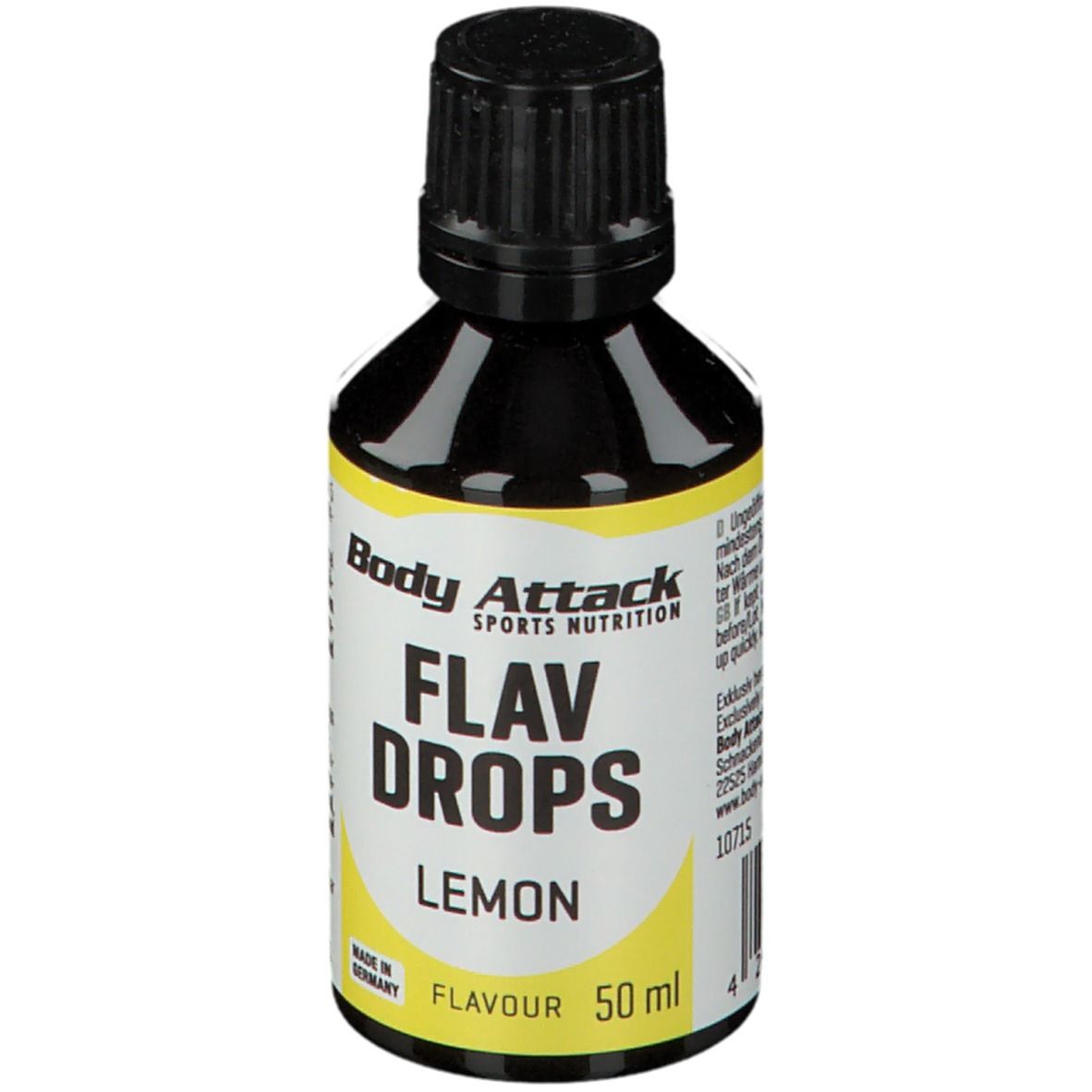 Body Attack Flav Drops Lemon