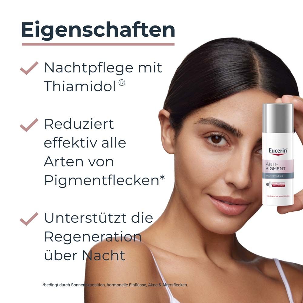 Eucerin Anti-Pigment Nachtpflege Creme – Gegen Pigmentflecken