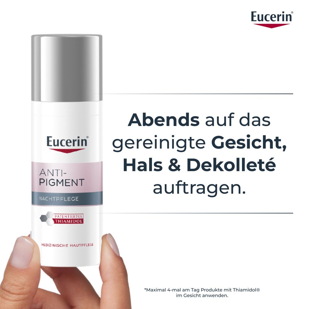 Eucerin Anti-Pigment Nachtpflege Creme – Gegen Pigmentflecken