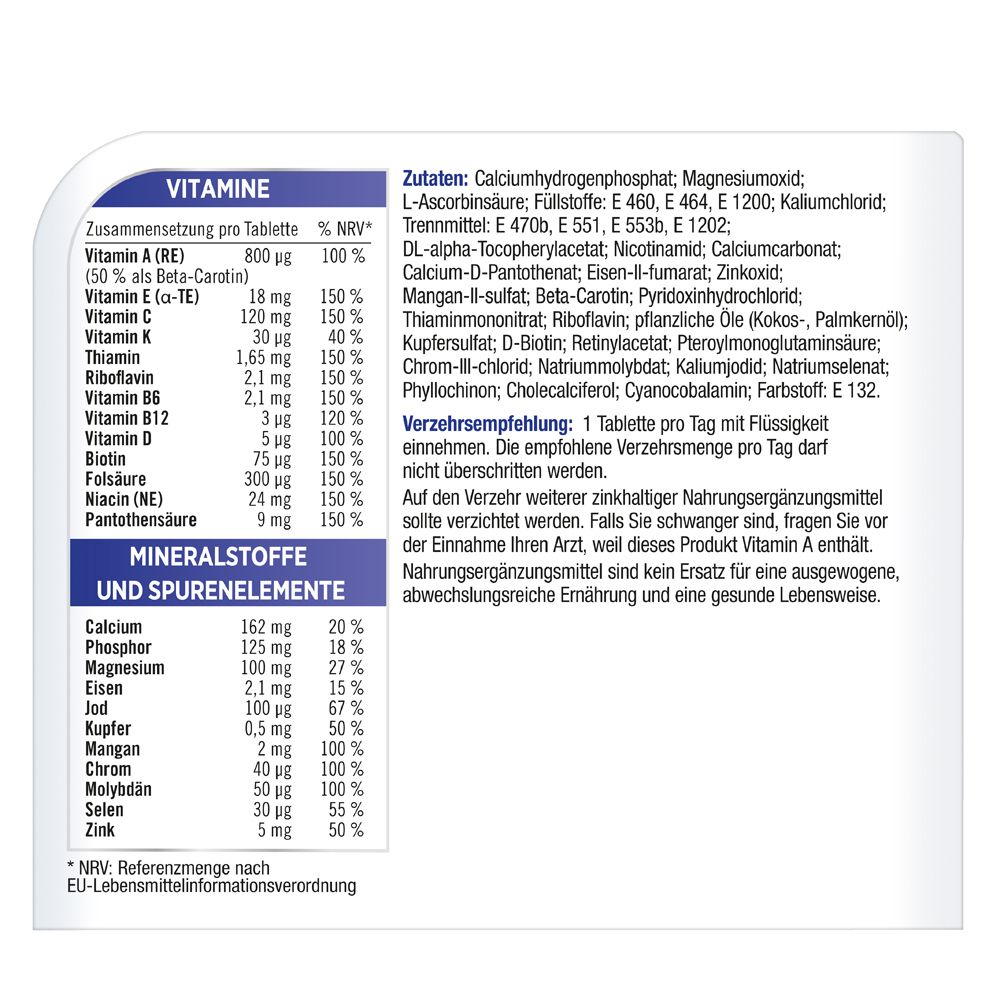 Centrum Generation 50+, 180 St. mit Vitamin D und Vitamin C