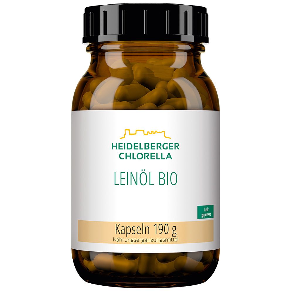 Heidelberger Chlorella® Huile de lin biologique