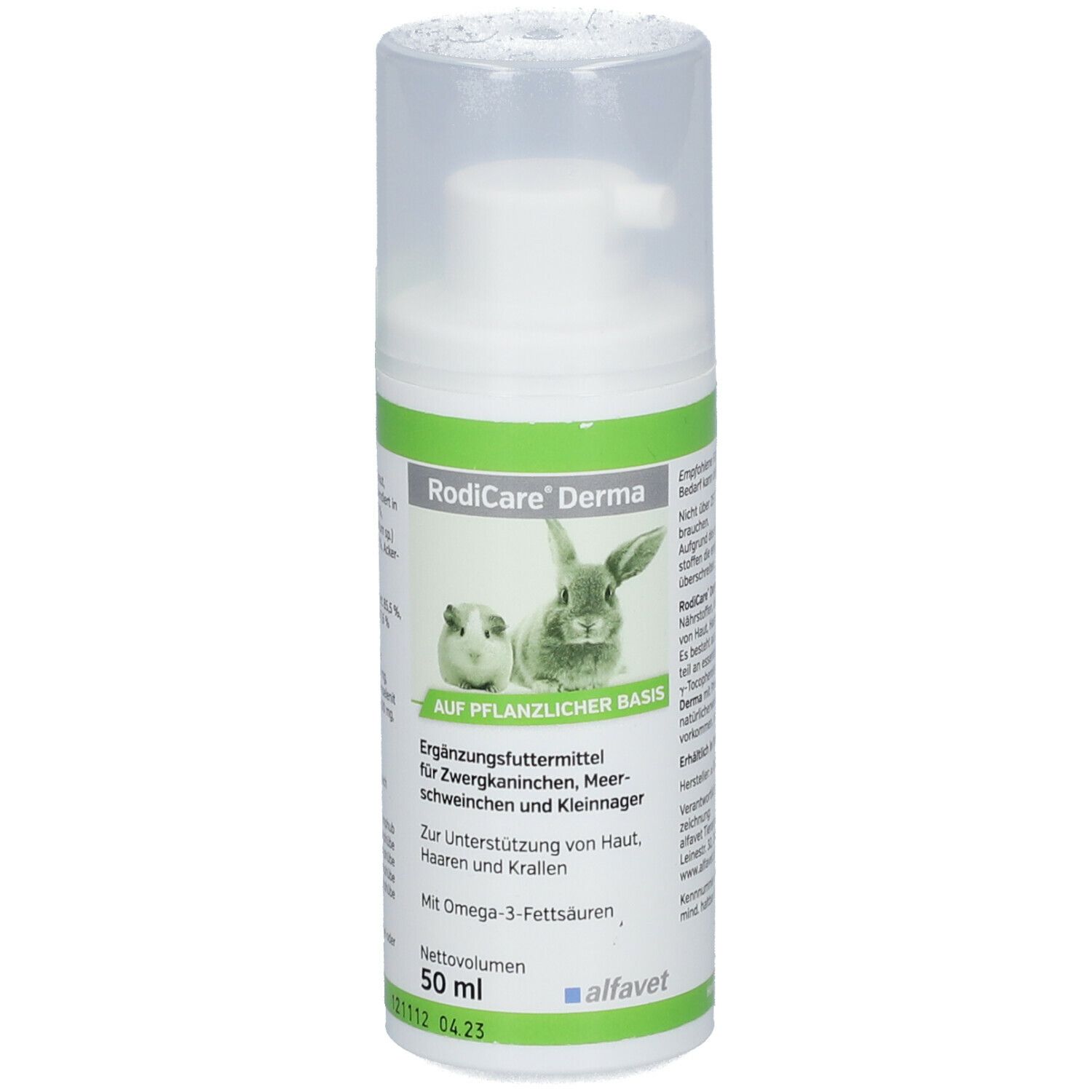 RodiCare® Derma pour lapins nains, cochons d'Inde et petits rongeurs