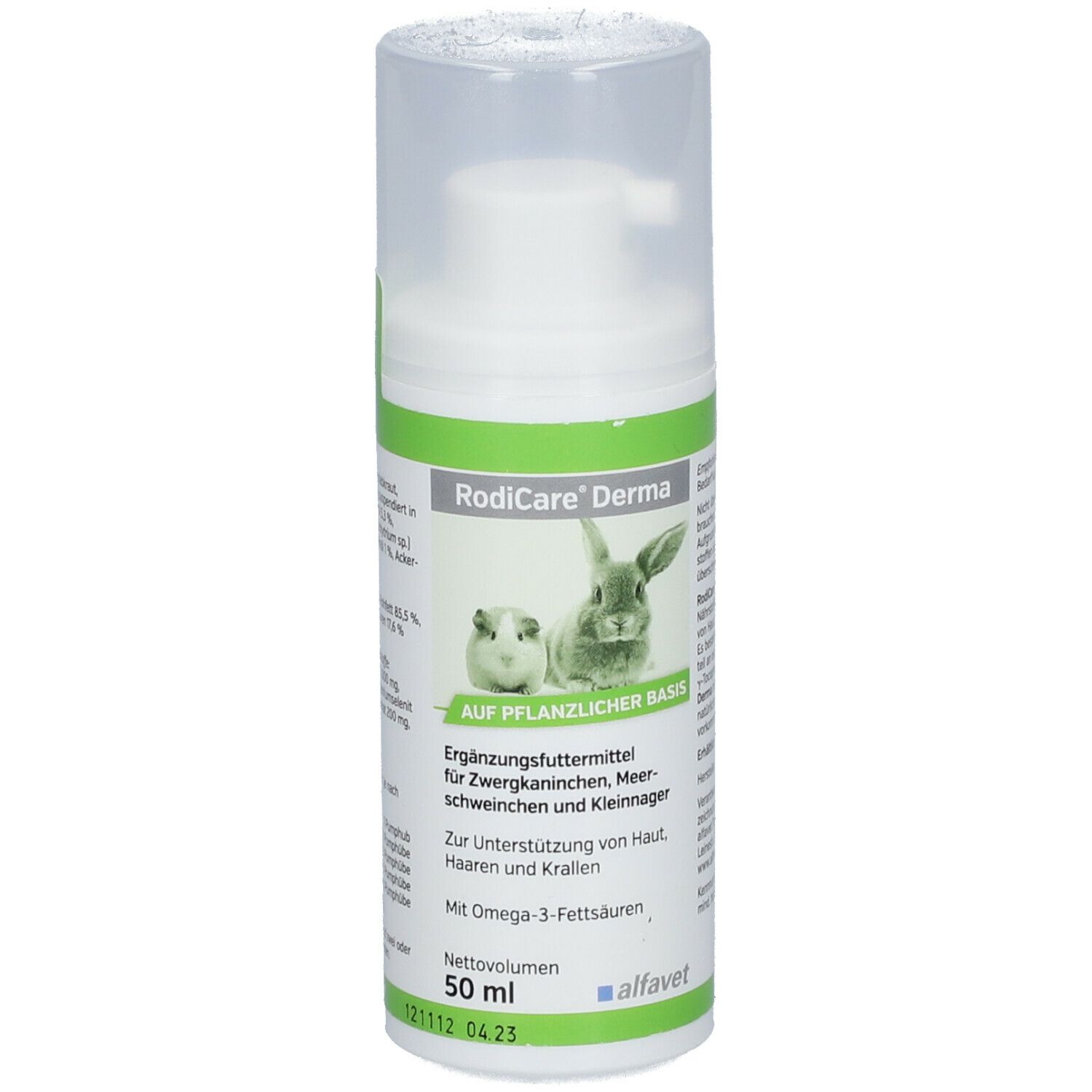 RodiCare® Derma pour lapins nains, cochons d'Inde et petits rongeurs