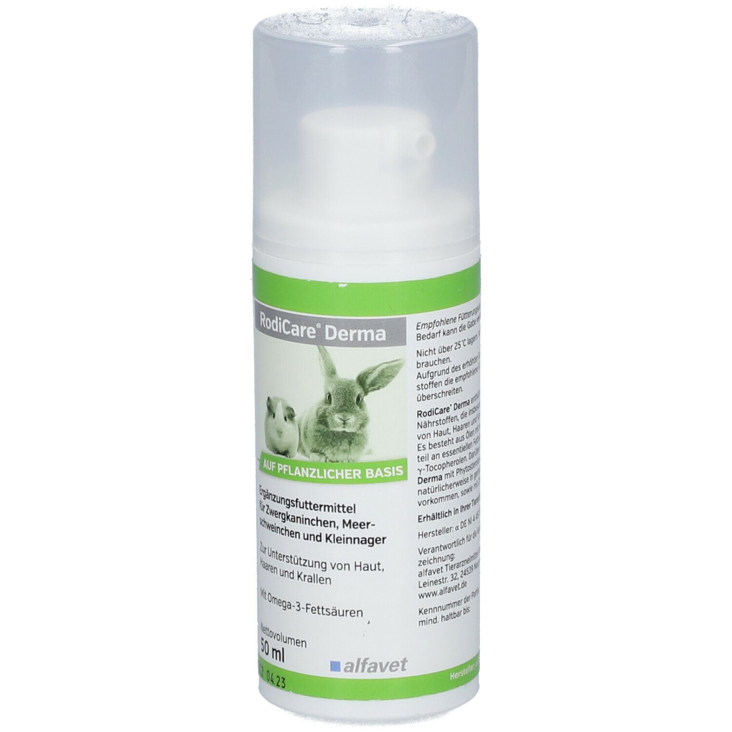 RodiCare® Derma pour lapins nains, cochons d'Inde et petits rongeurs