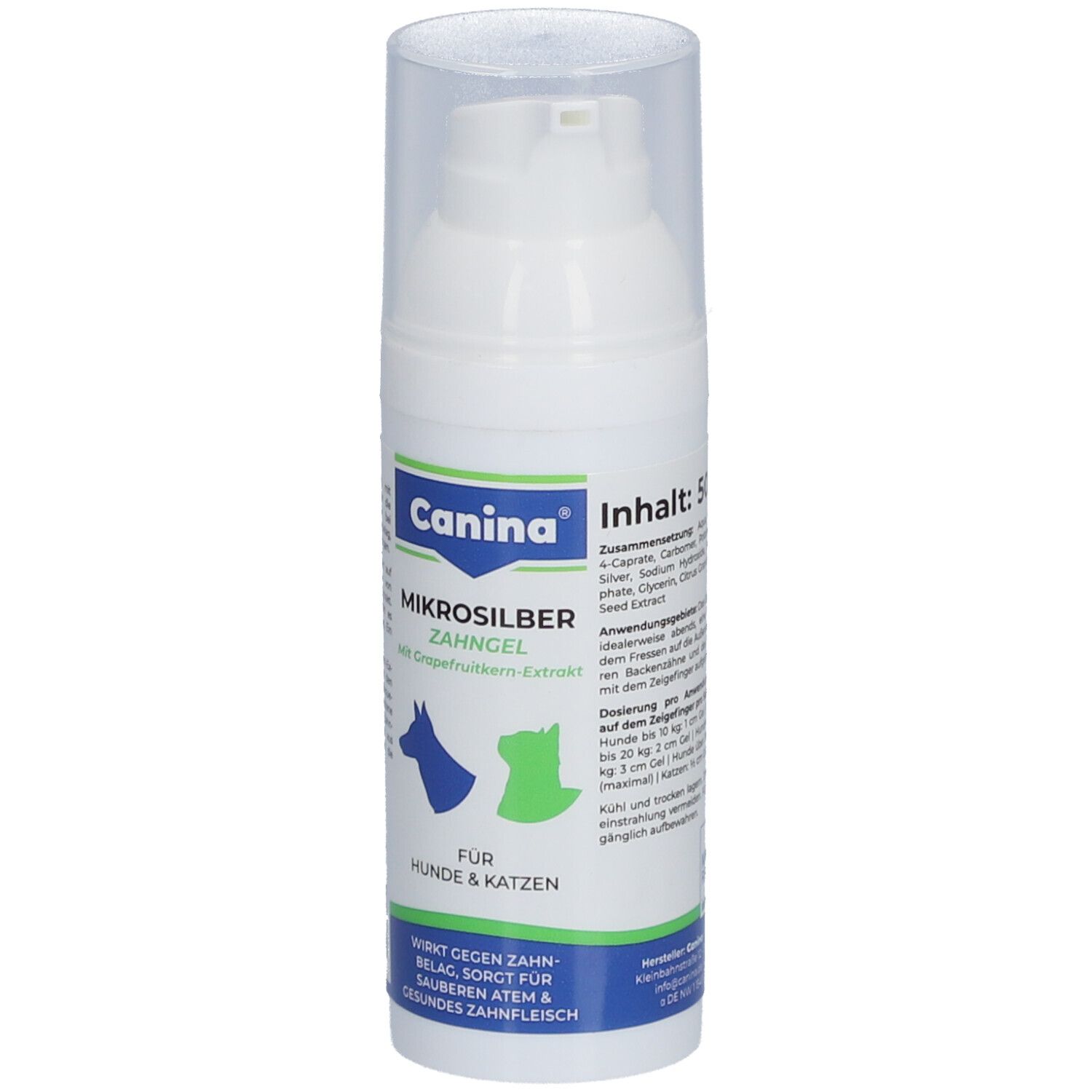 Canina® Mikrosilber Zahngel für Hunde und Katzen