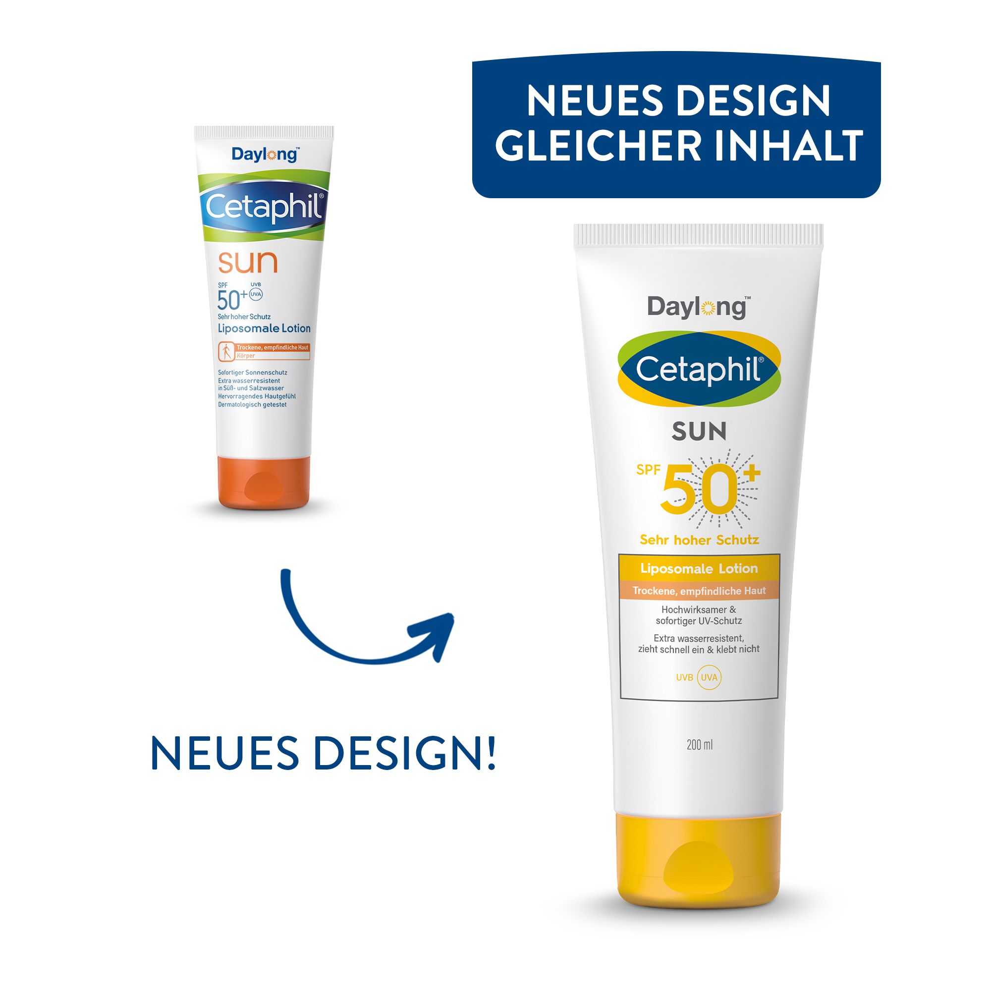 CETAPHIL SUN Liposomale Lotion SPF 50+ Feuchtigkeitsspendende Sonnenschutzlotion