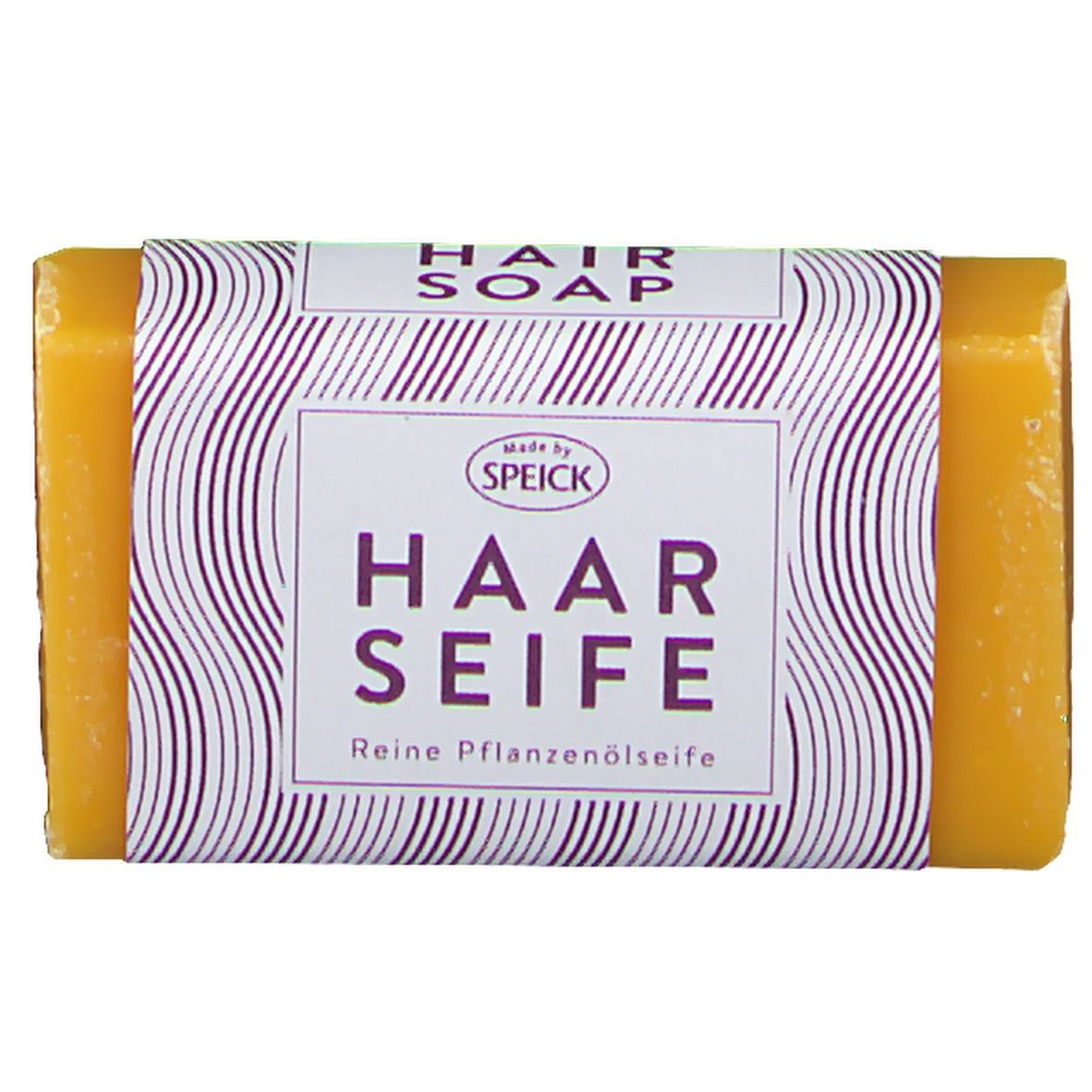 Savon pour cheveux Speick à l'huile végétale, savon pur à l'huile végétale, 45g, de face.