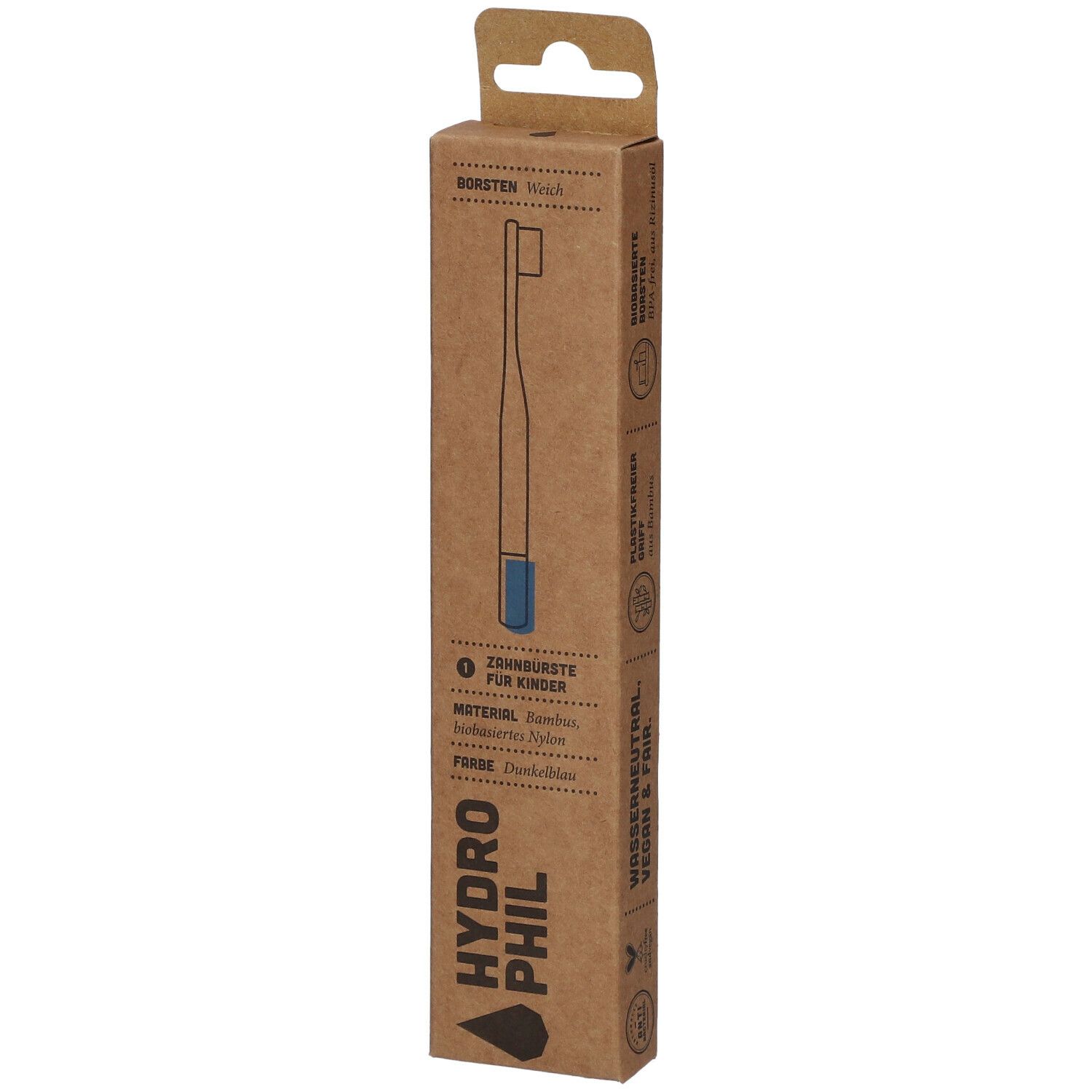 HYDROPHIL Enfants  Brosse à dents bleu