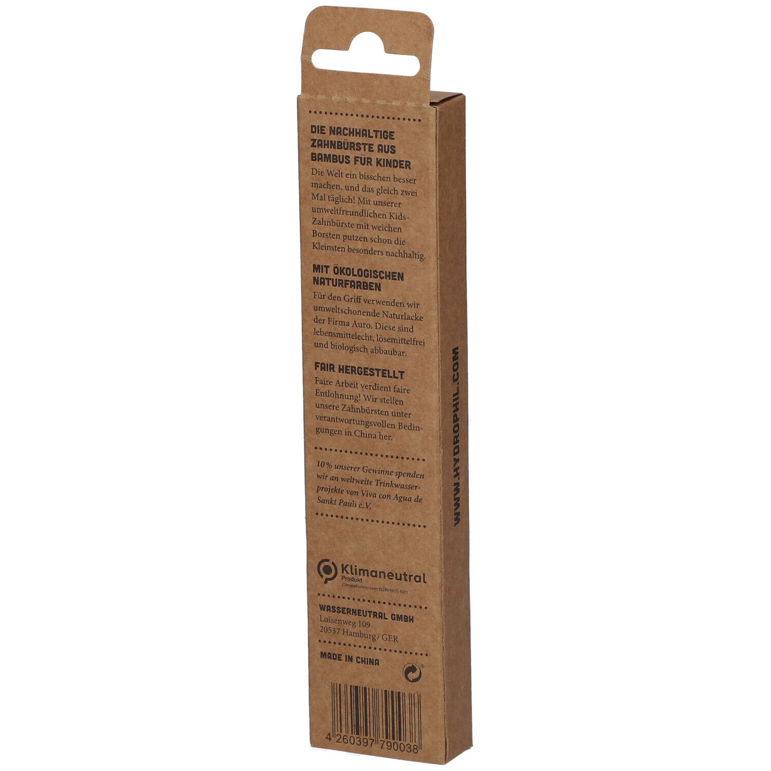 HYDROPHIL Enfants  Brosse à dents bleu