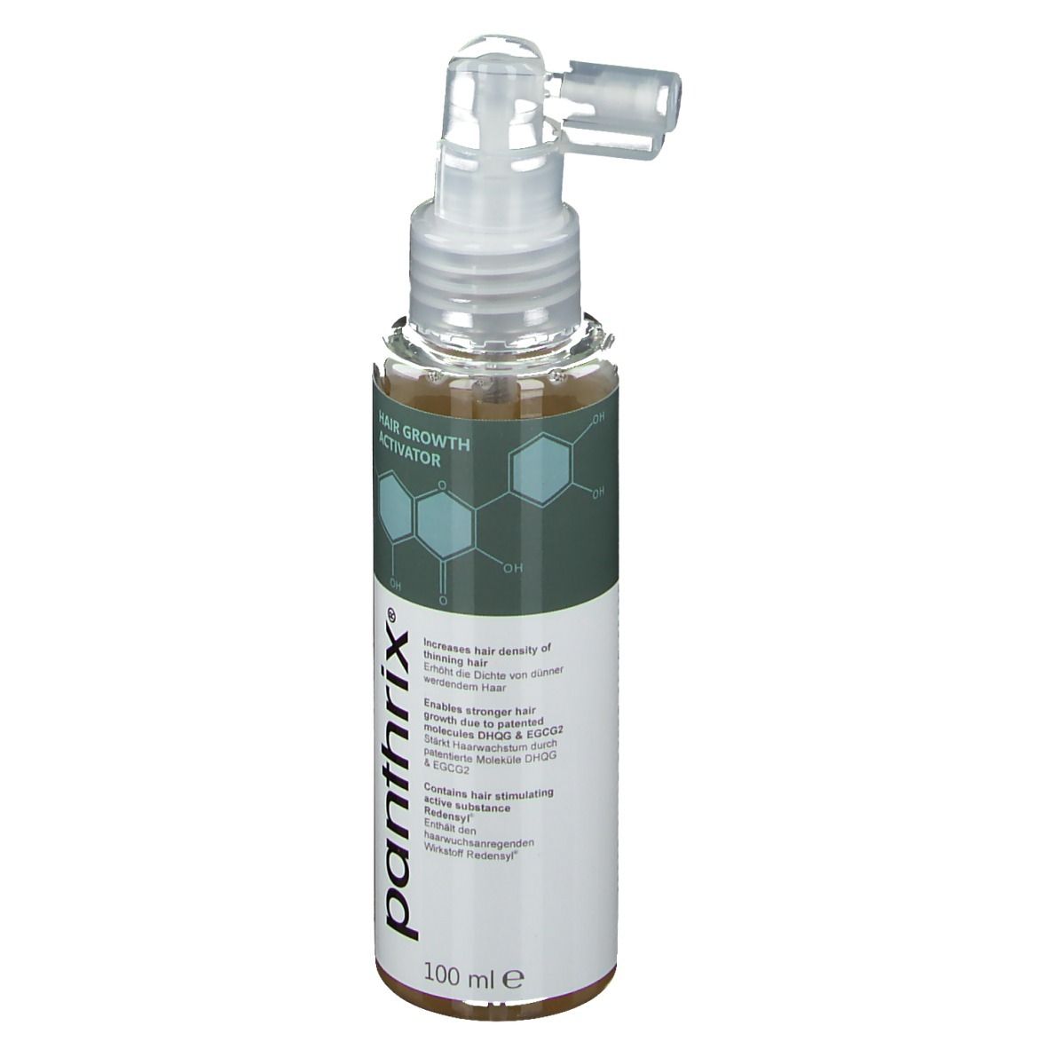 Flasche mit Pumpspender für Haarwachstumsaktivator, 100 ml.