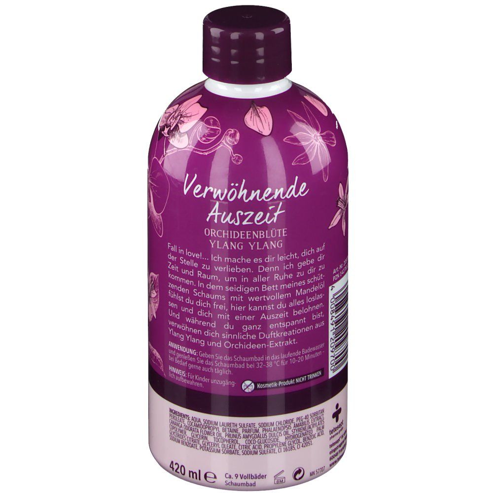 t by tetesept: Bain moussant - Une pause plaisir - Orchidée rose & Ylang-ylang