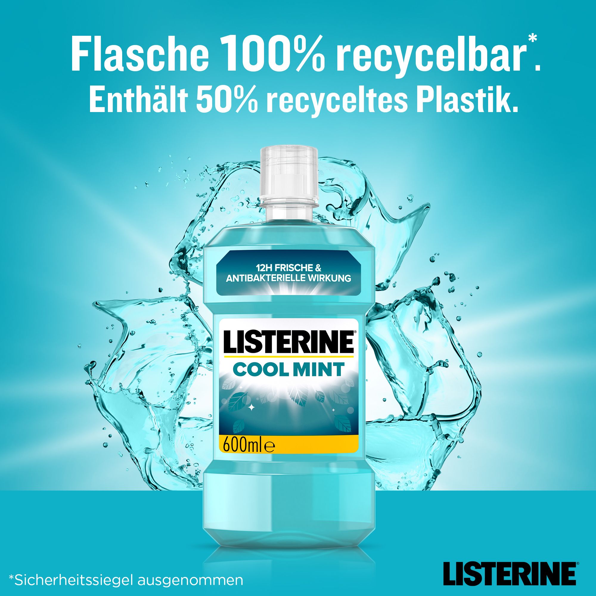 LISTERINE® Cool Mint Milder Geschmack