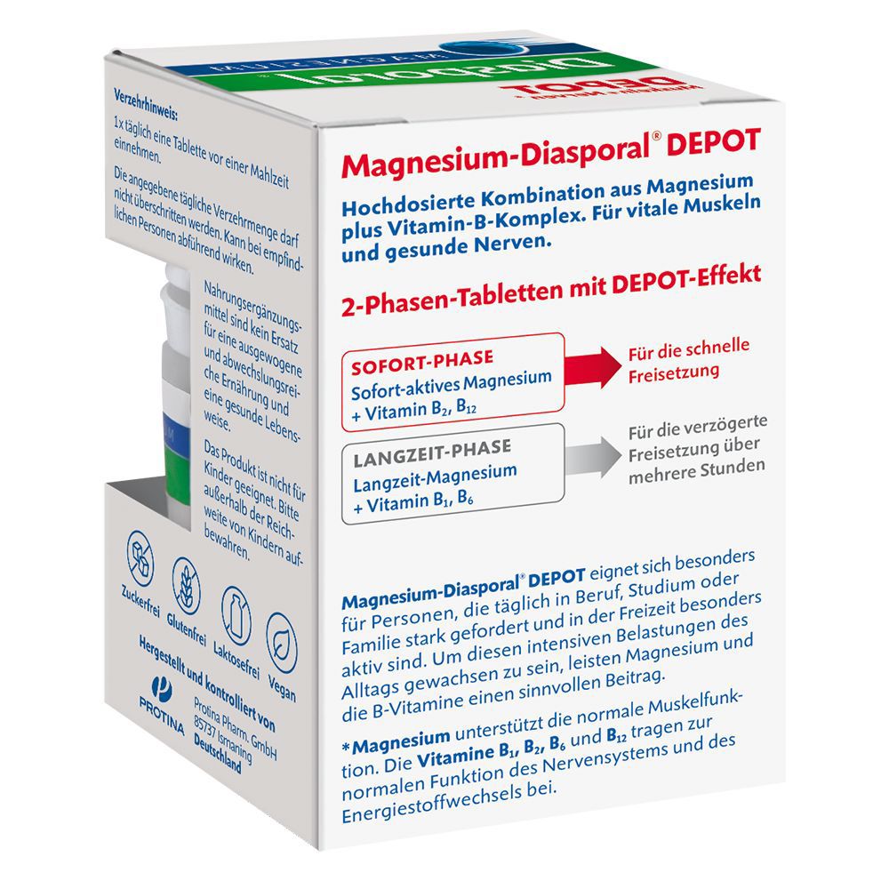 Magnesium-Diasporal® DEPOT Muskeln + Nerven