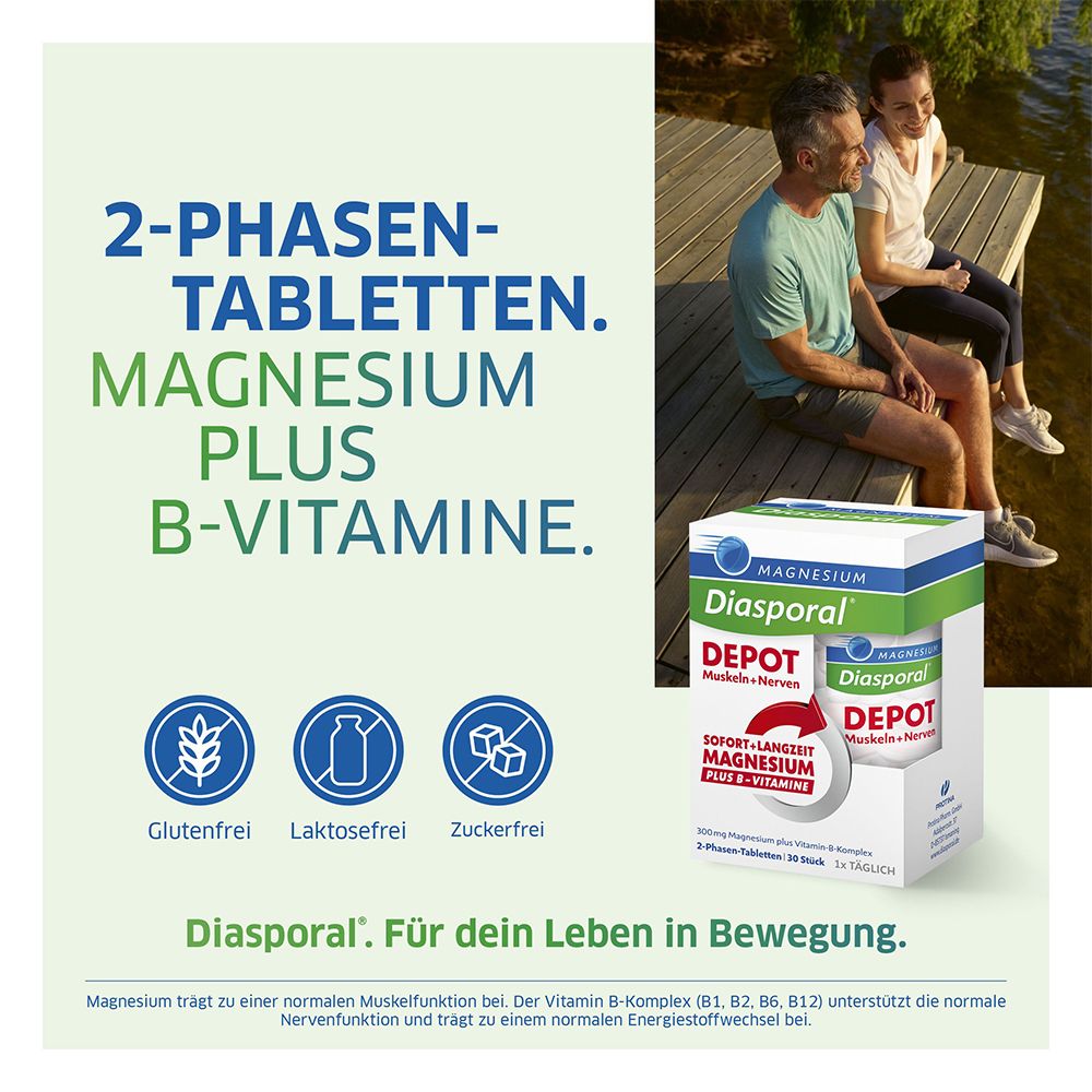 Magnesium-Diasporal® DEPOT Muskeln + Nerven 30 St - Redcare Apotheke