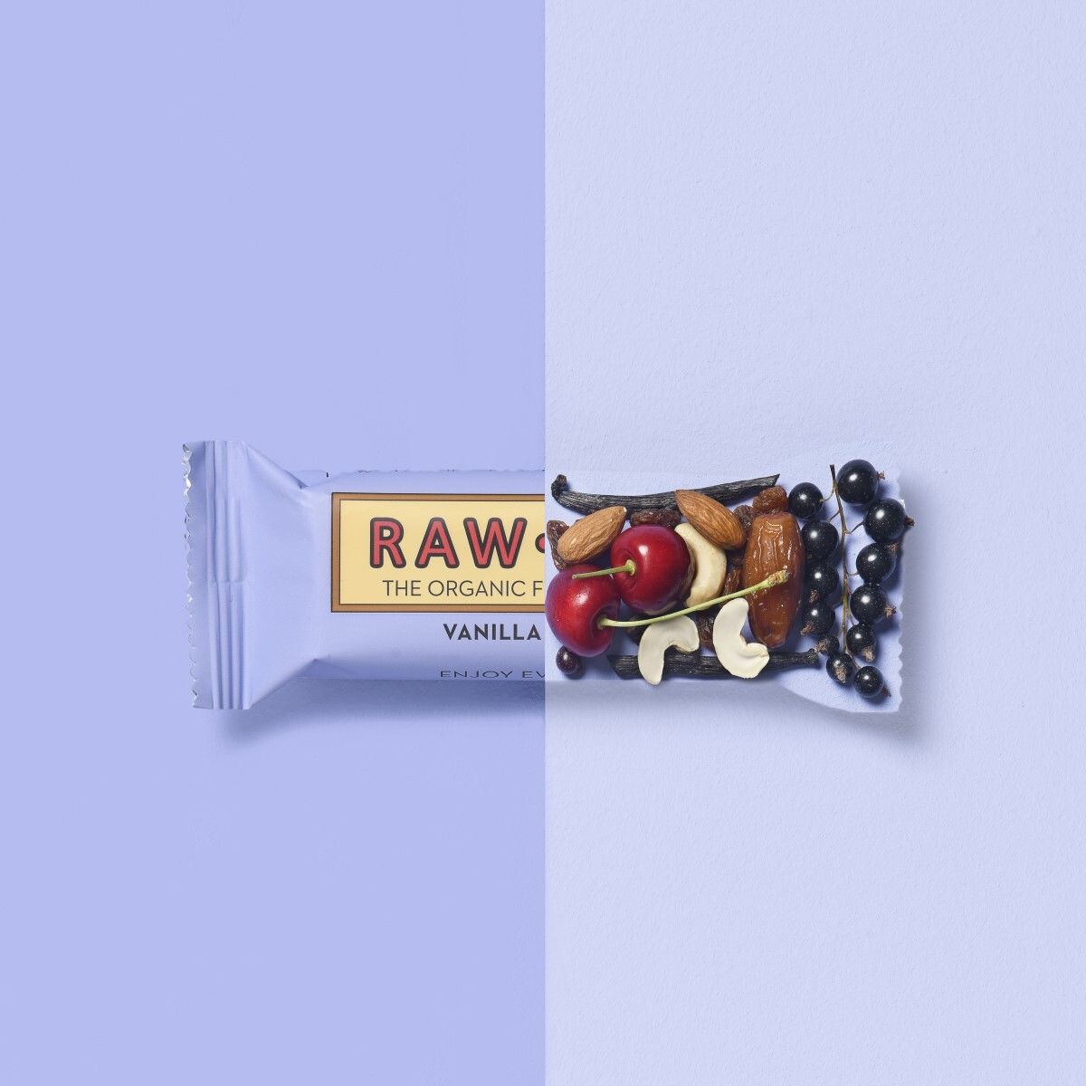 RAW BITE Bio Barres Baies de vanille