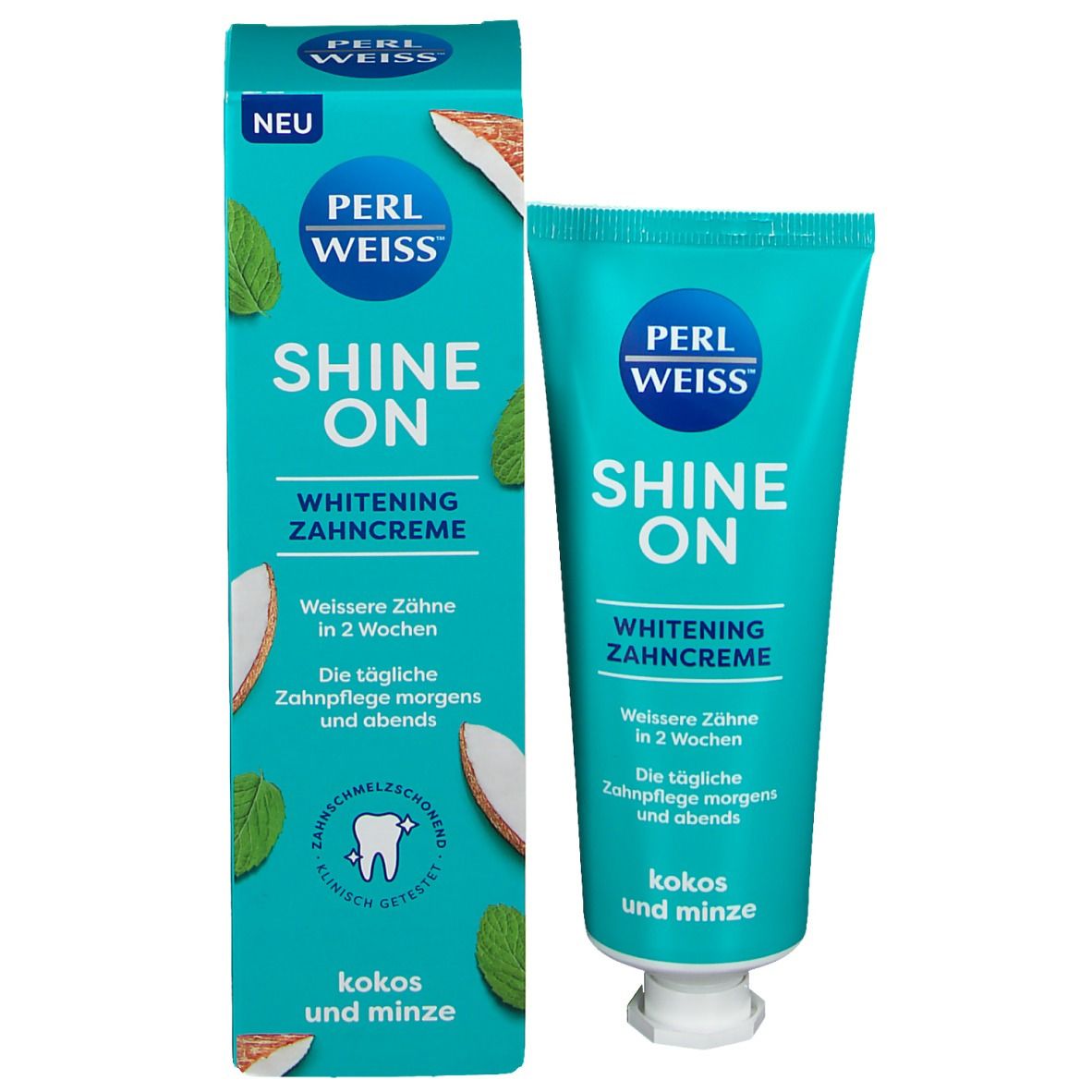 PERLWEISS® Brillance à la noix de coco et à la menthe