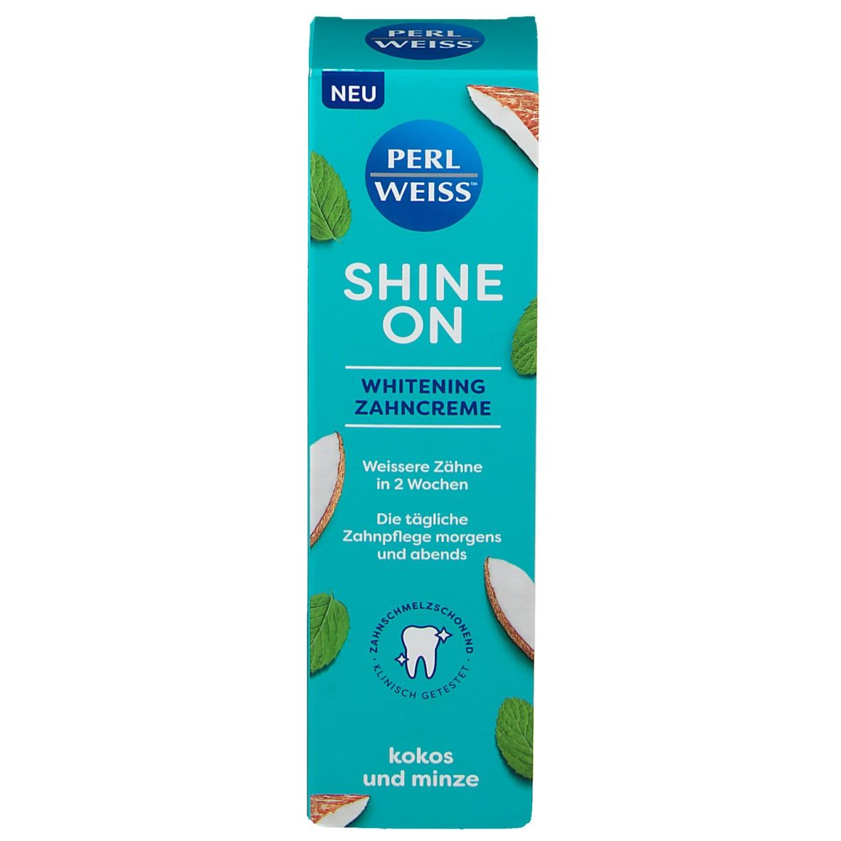 PERLWEISS® Brillance à la noix de coco et à la menthe