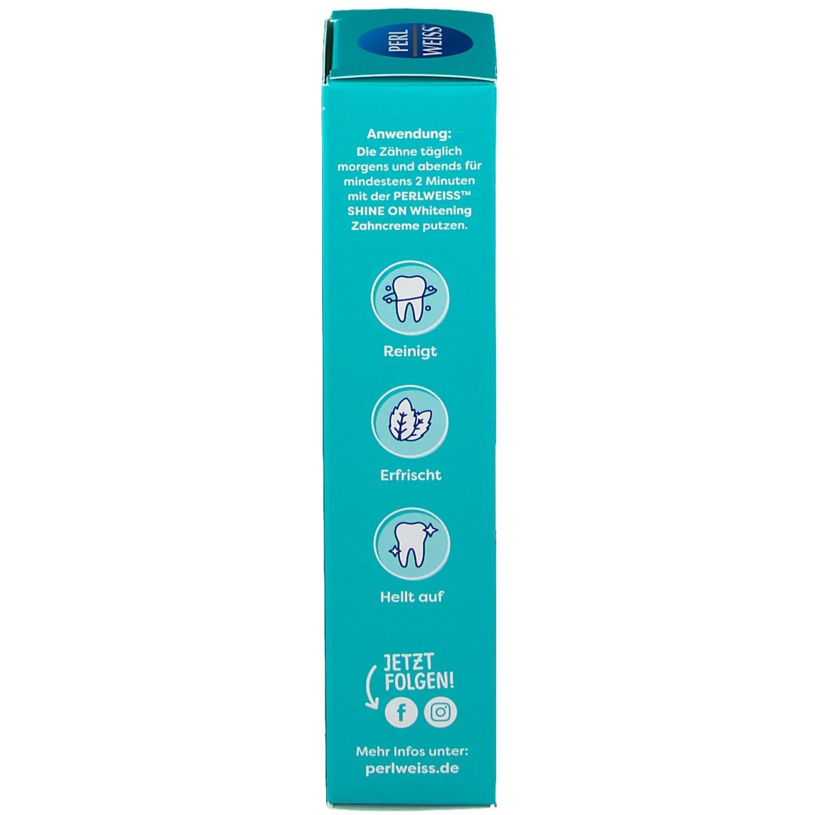 PERLWEISS® Brillance à la noix de coco et à la menthe